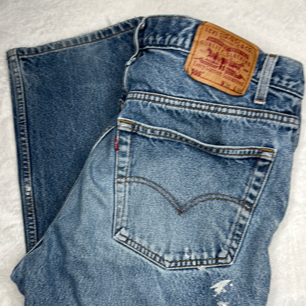 Levi's Blue Jeans 505 regular fit straight leg W38 L32